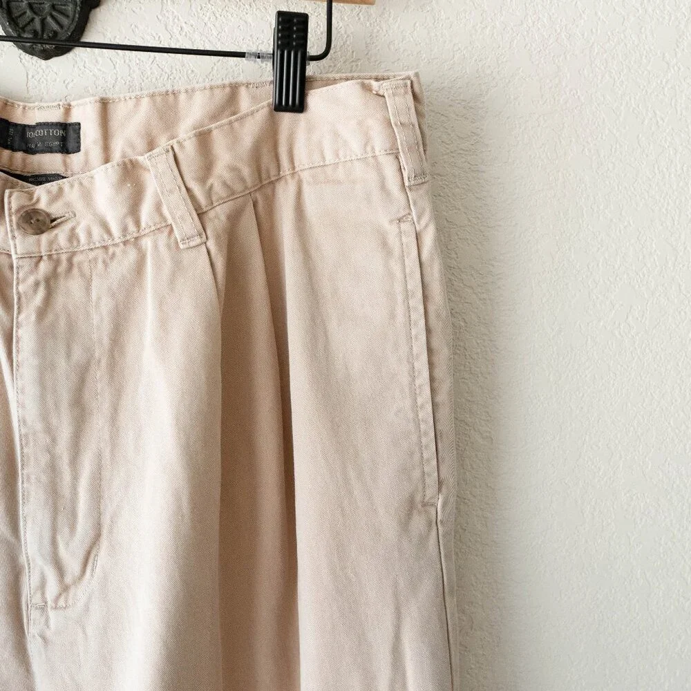 Vintage Chaps Ralph Lauren Chino Pants Men’s 36x30 Tan Egyptian Cotton